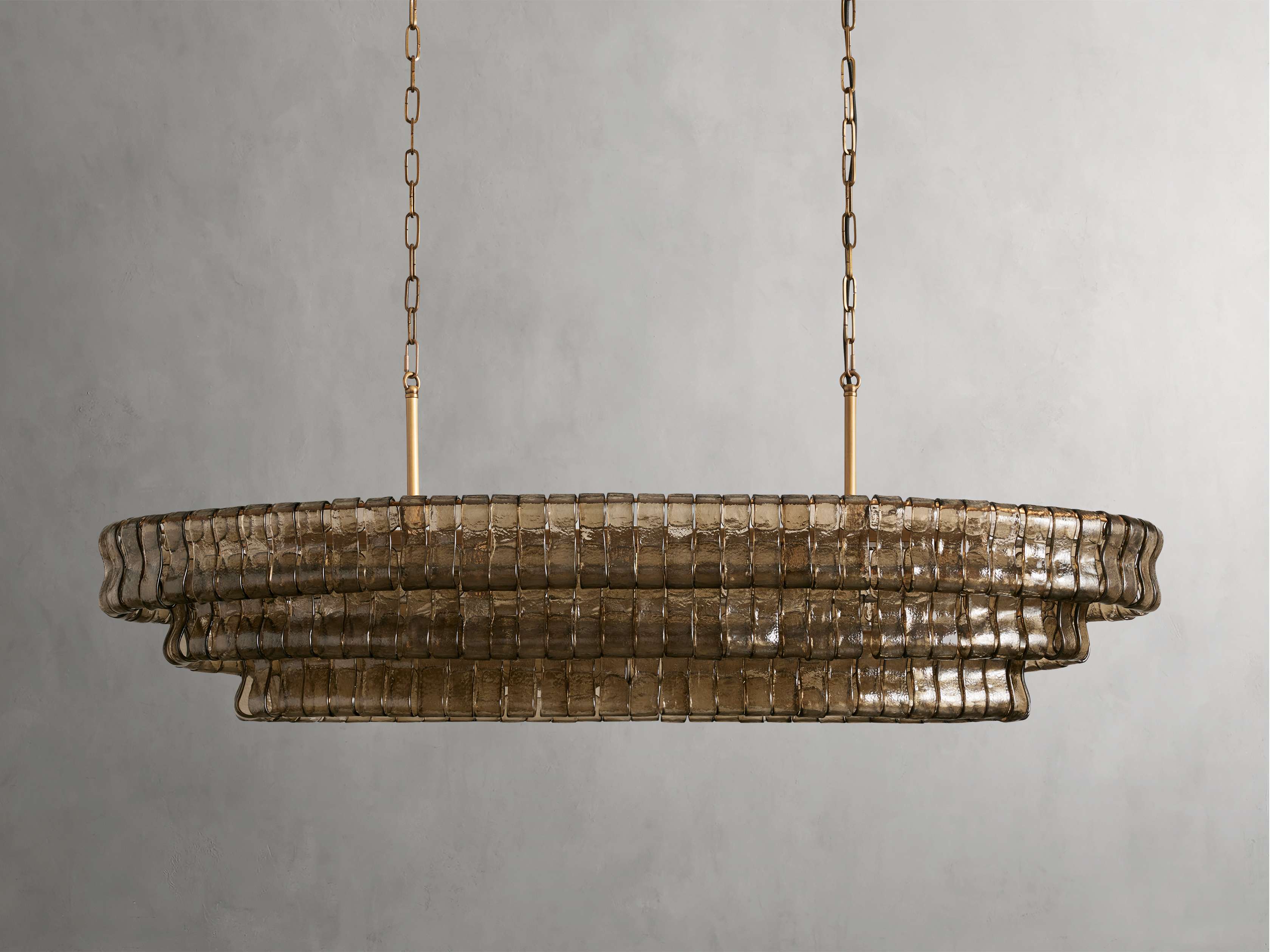 Black Glass Candle chandelier - Willa Wisp for dining room view 26
