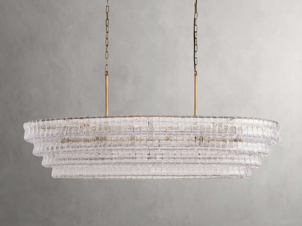 Black Glass Candle chandelier - Willa Wisp for dining room view 7