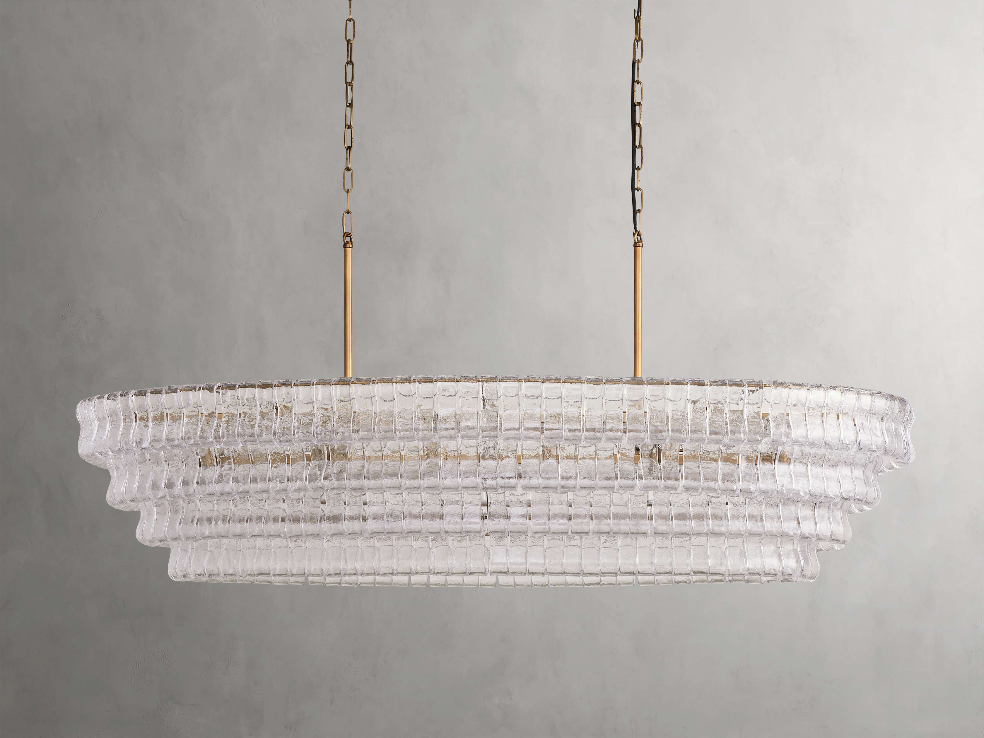 Black Glass Candle chandelier - Willa Wisp for dining room view 7