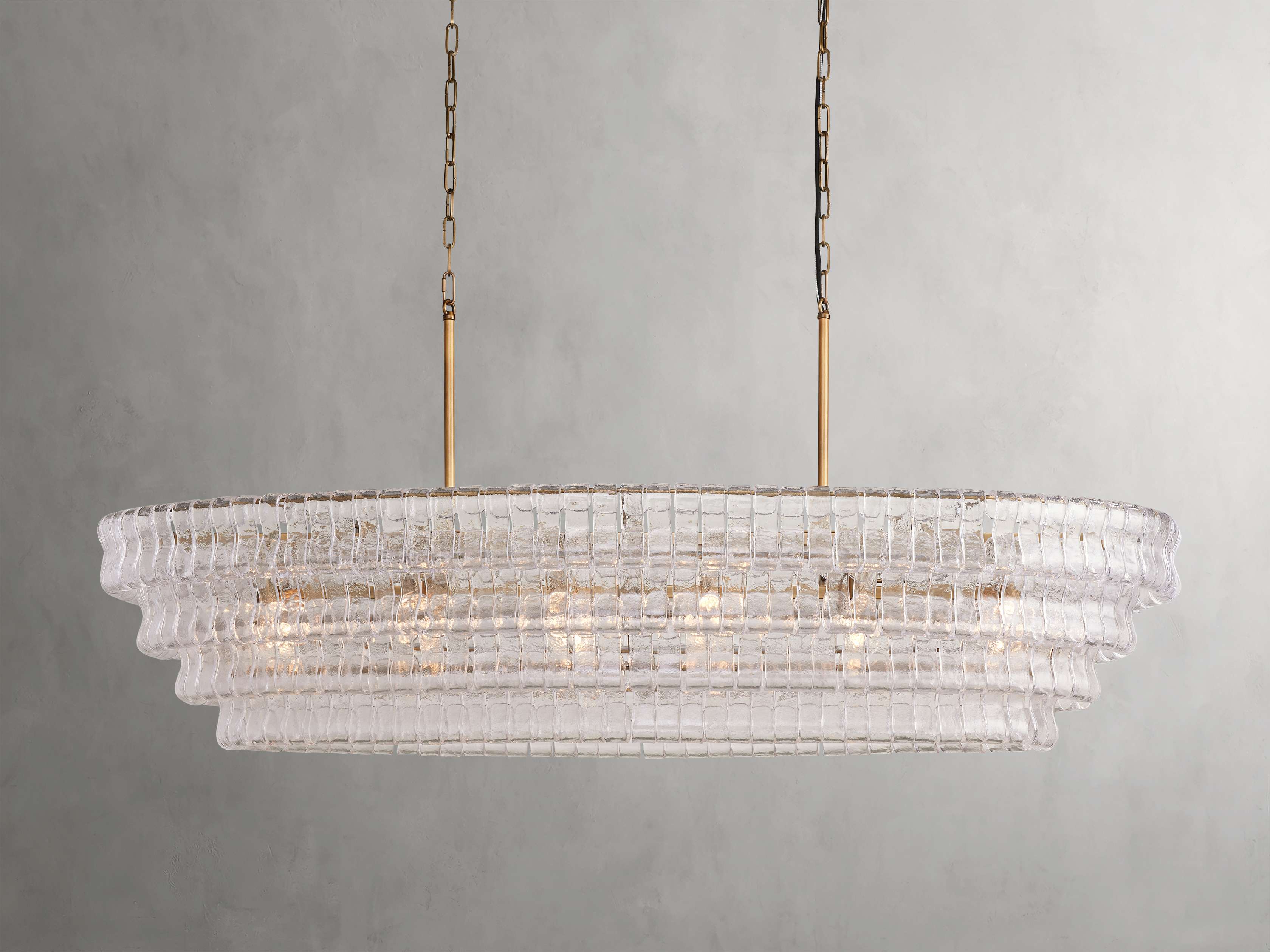 Black Glass Candle chandelier - Willa Wisp for dining room view 21