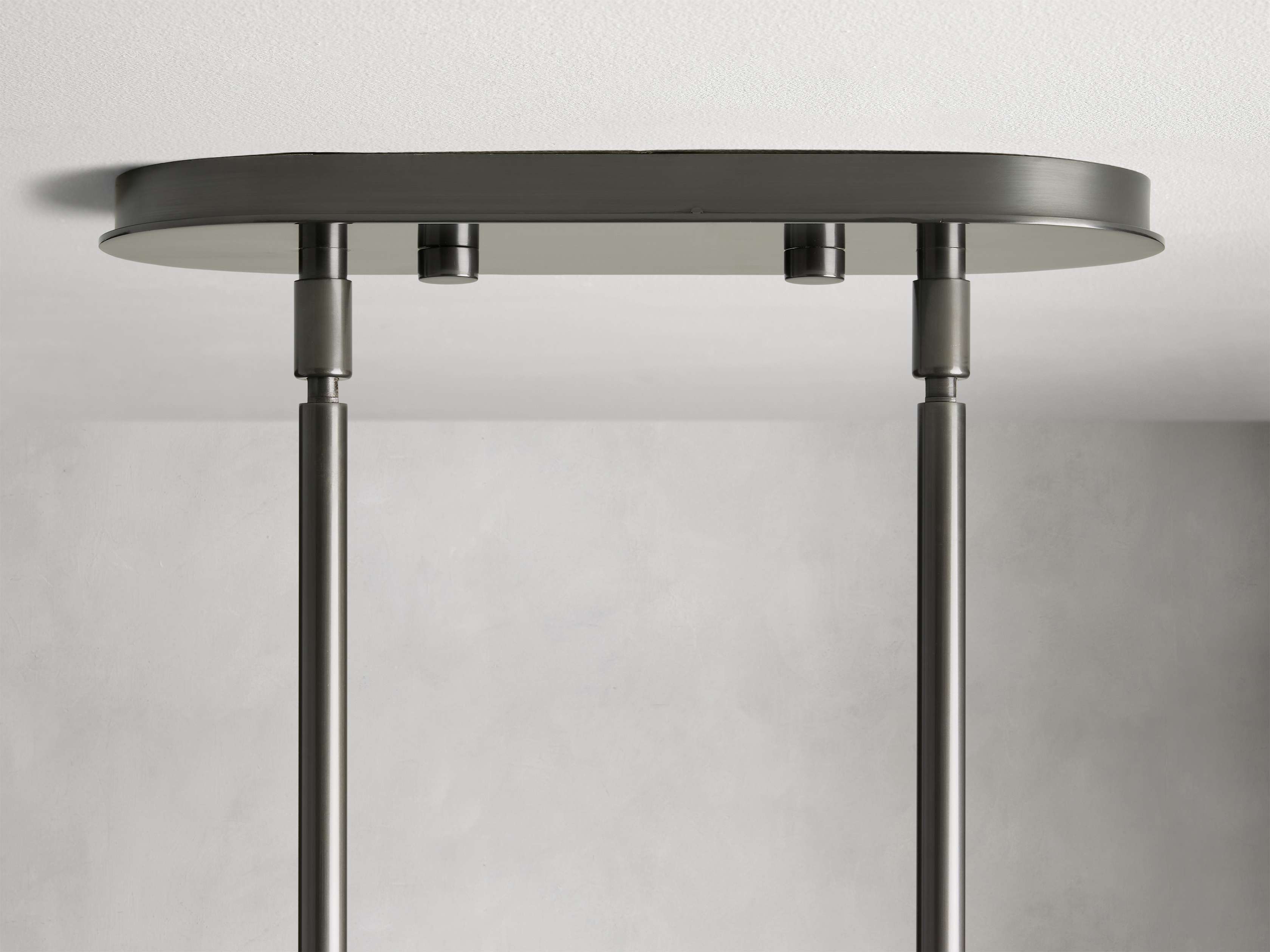 Polished Nickel Glass Linear chandelier - Talia Wisp for dining room view 10