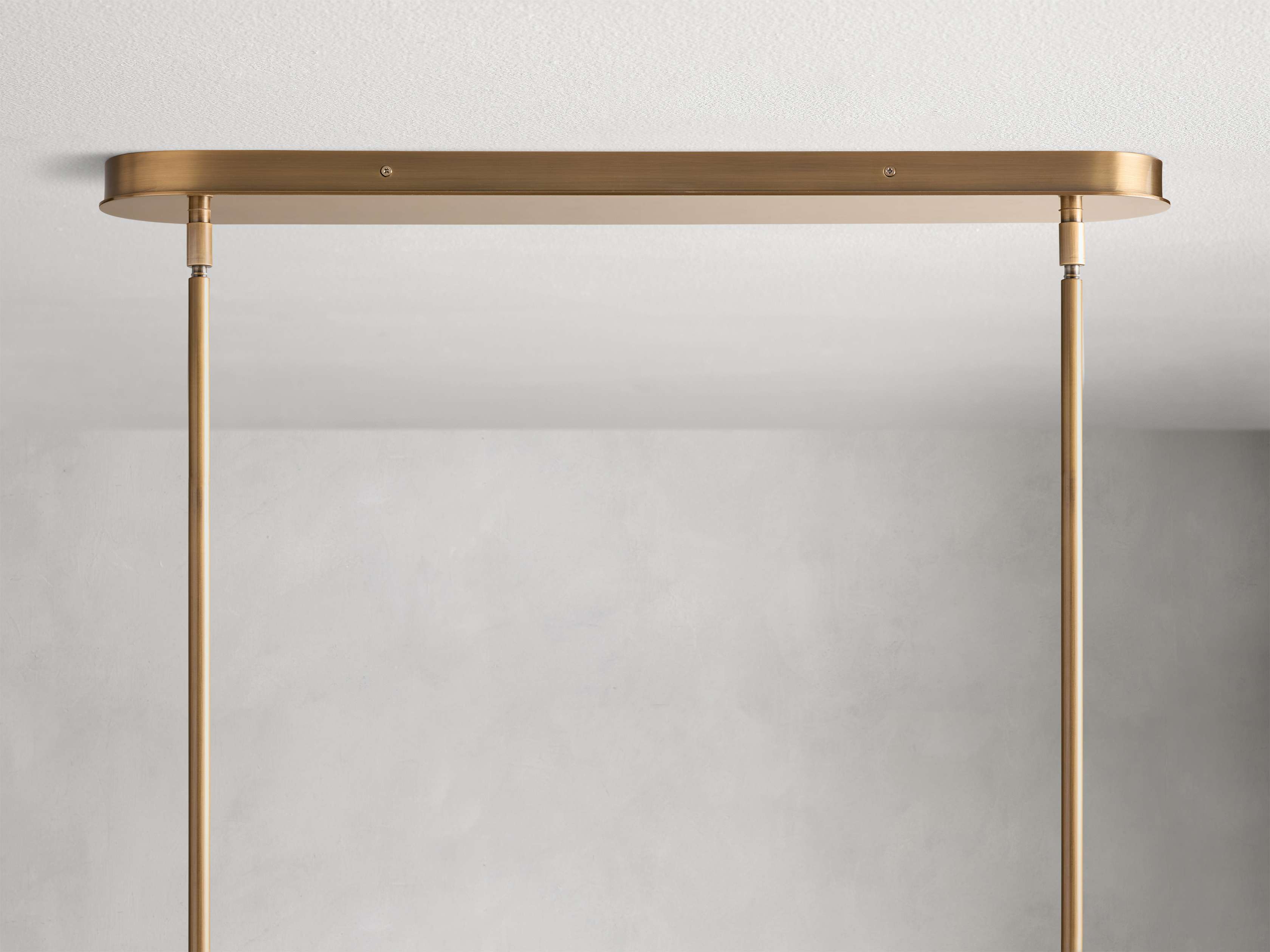 Black Glass Linear chandelier - Opal Wisp for dining room view 5