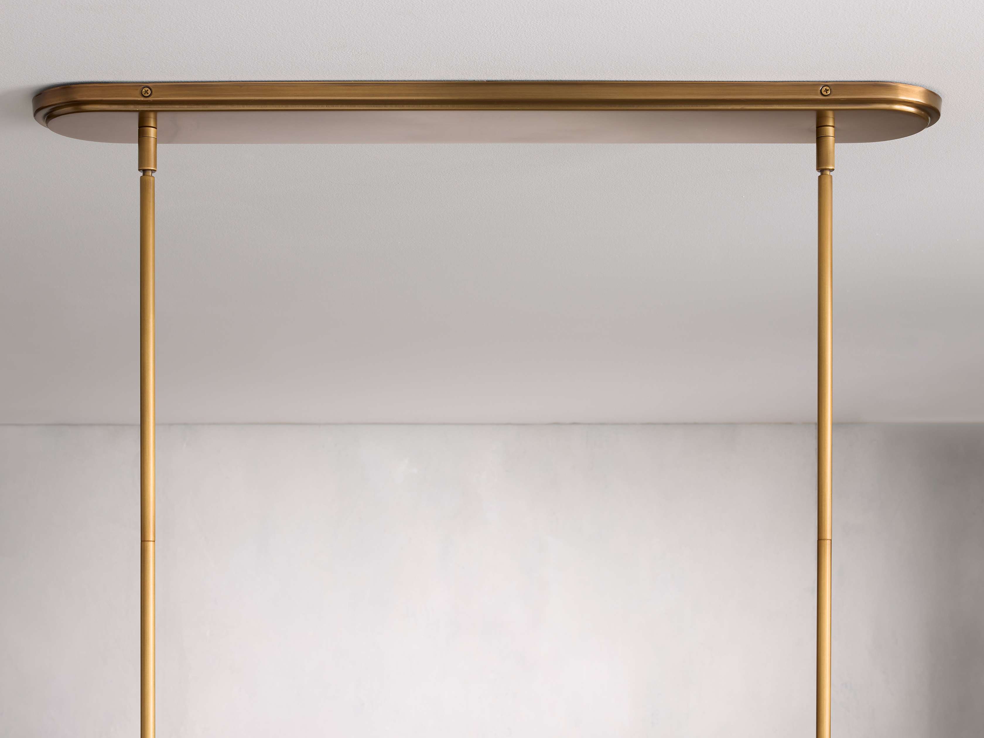 Black Brass Linear chandelier - Linnea Wisp for dining room view 7