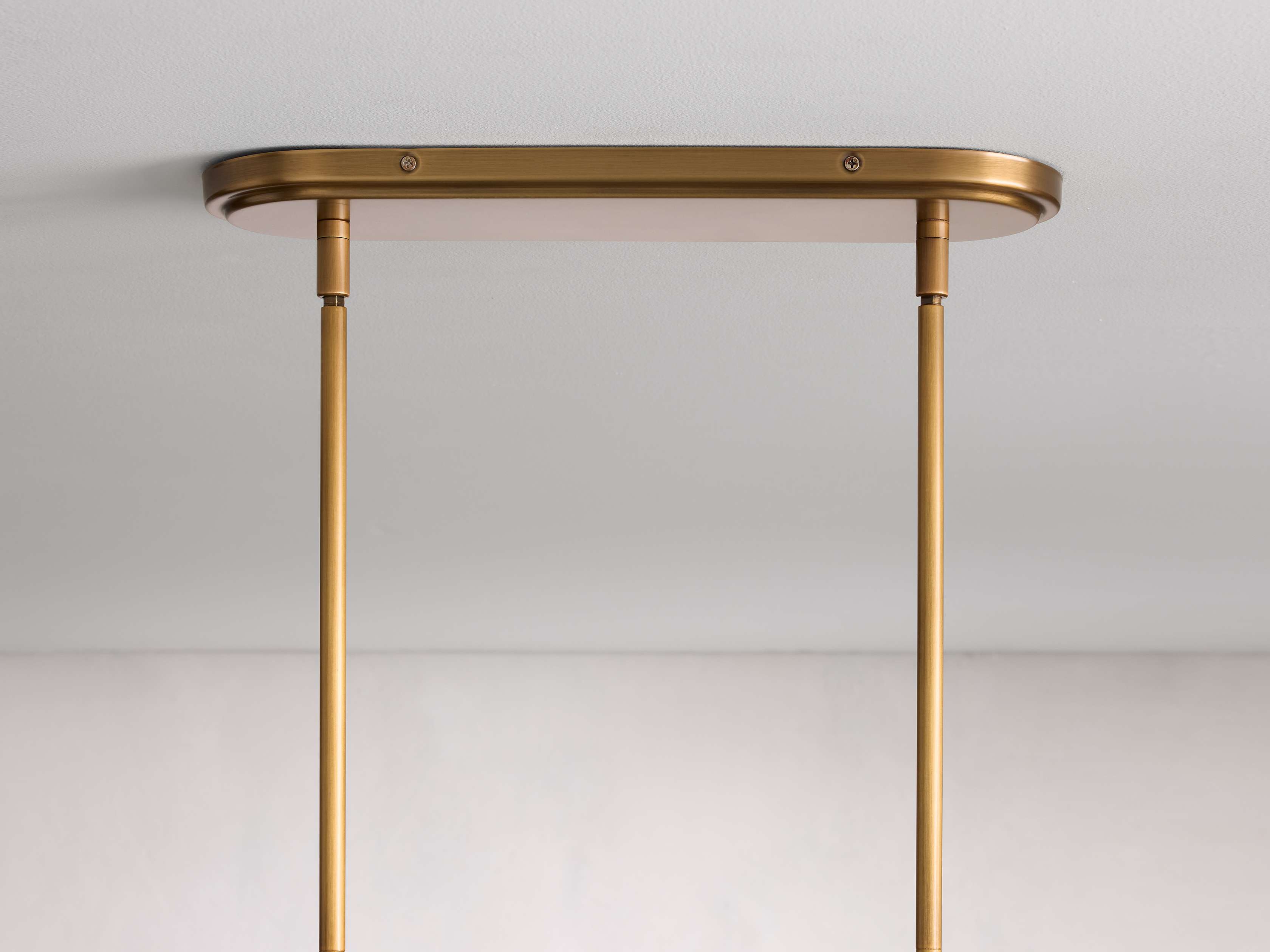 Black Brass Linear chandelier - Linnea Wisp for dining room view 5