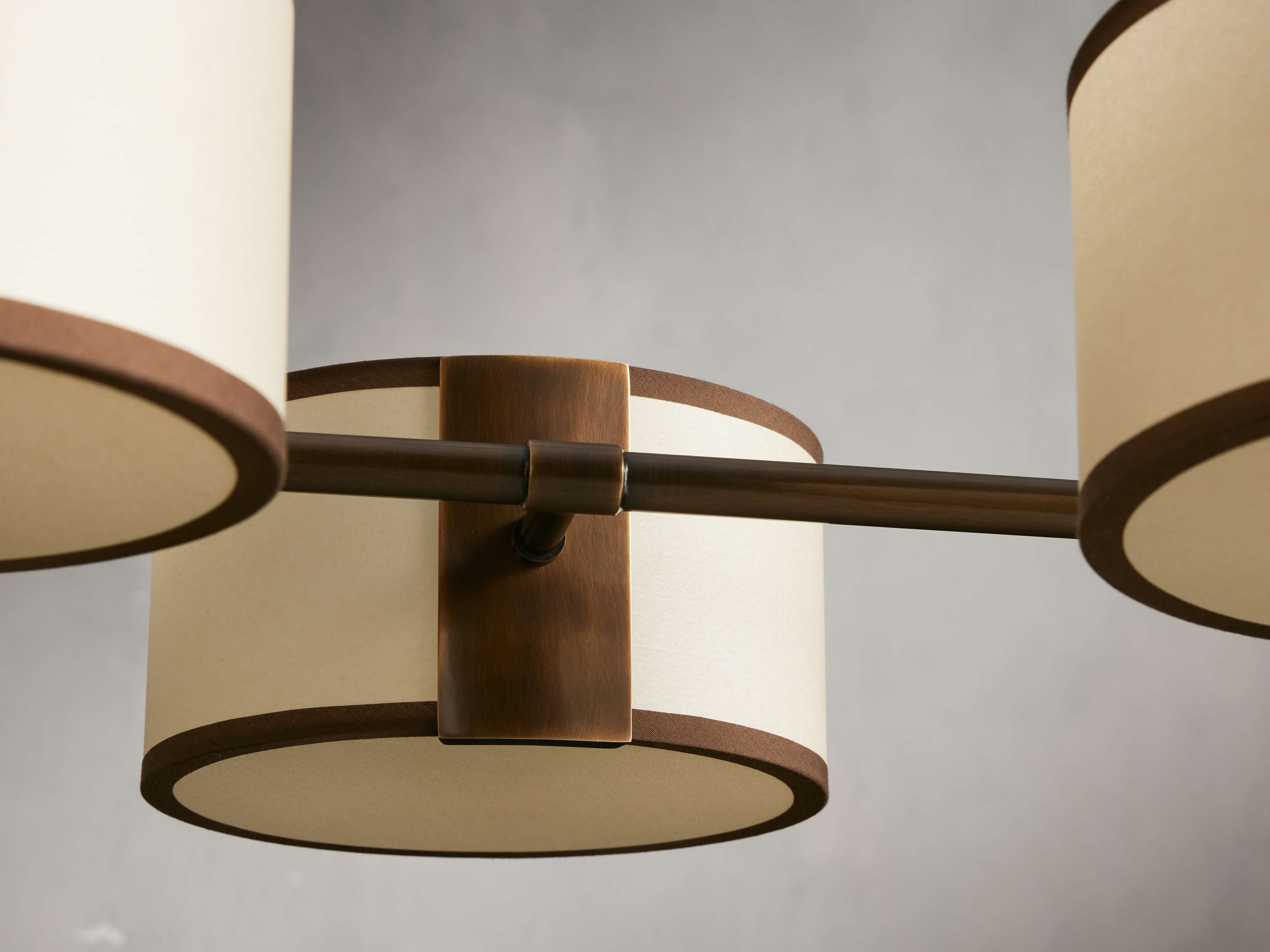 Black Steel Linear chandelier - Zinnia Wisp for dining room view 6