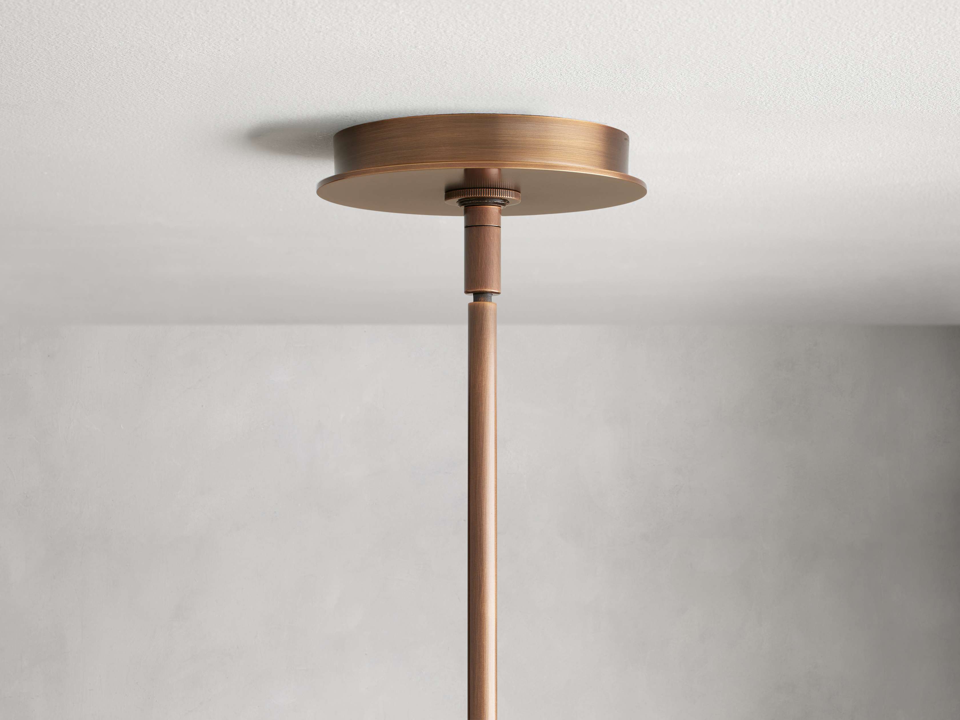 Black Steel Round chandelier - Selene Court for dining room view 4