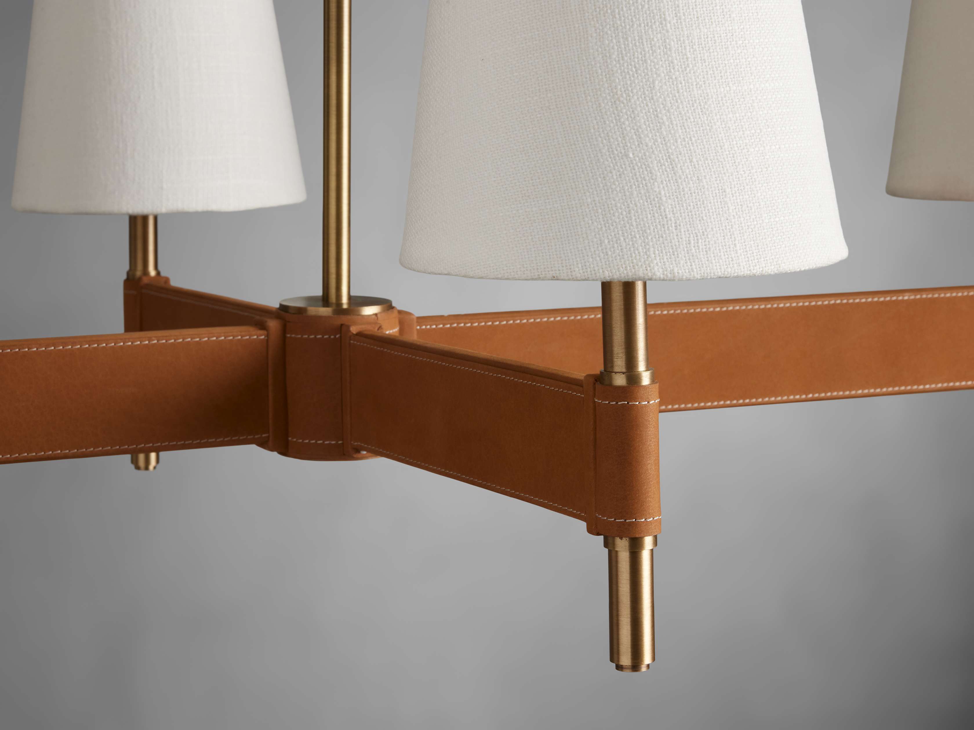 Black Brass Linear chandelier - Siena Wisp for dining room view 12