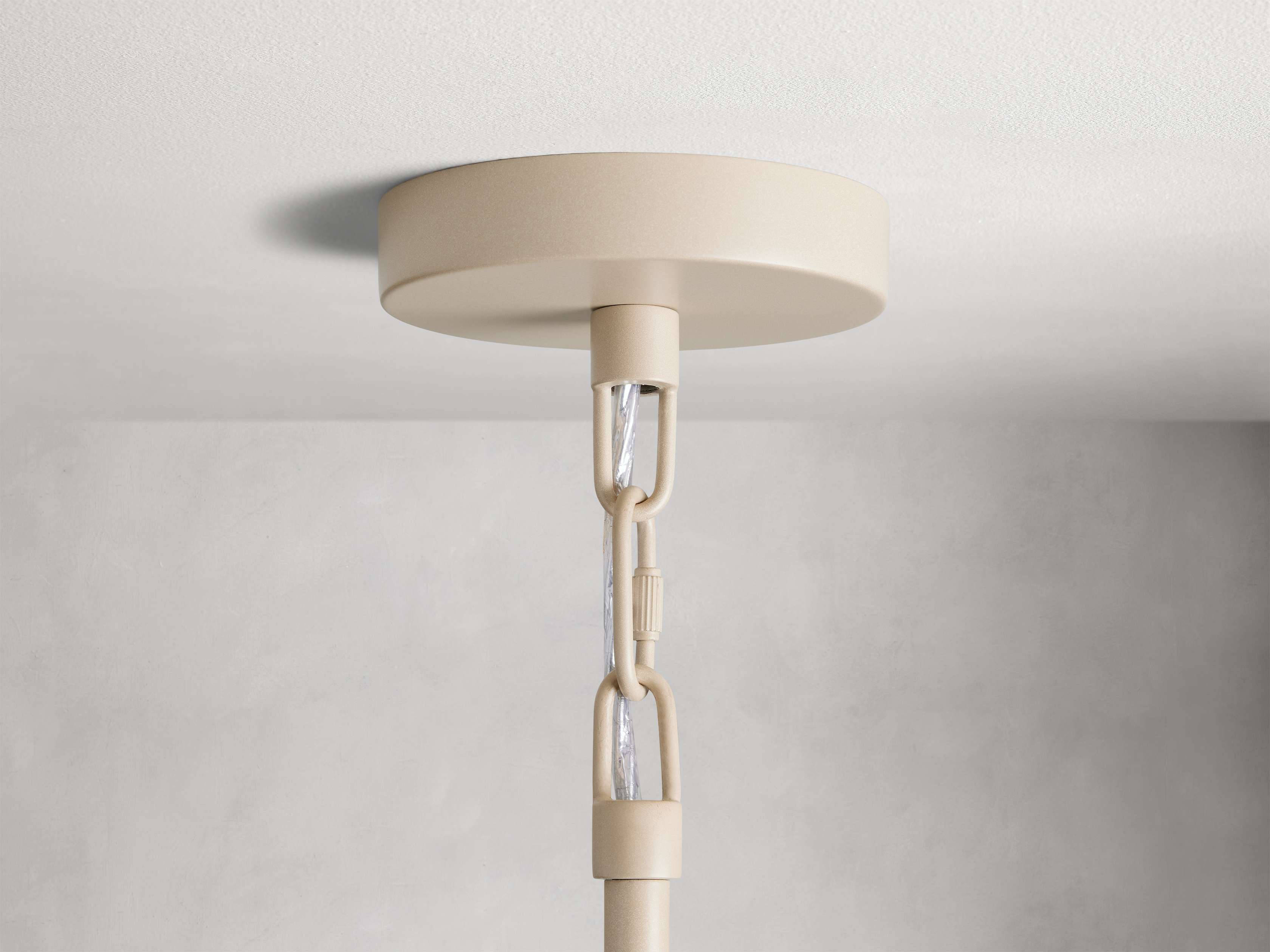 Clear Glass Linear chandelier - Pavia Wisp for dining room view 4