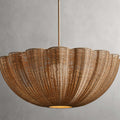 Clear Glass Linear chandelier - Pavia Wisp for dining room view 1