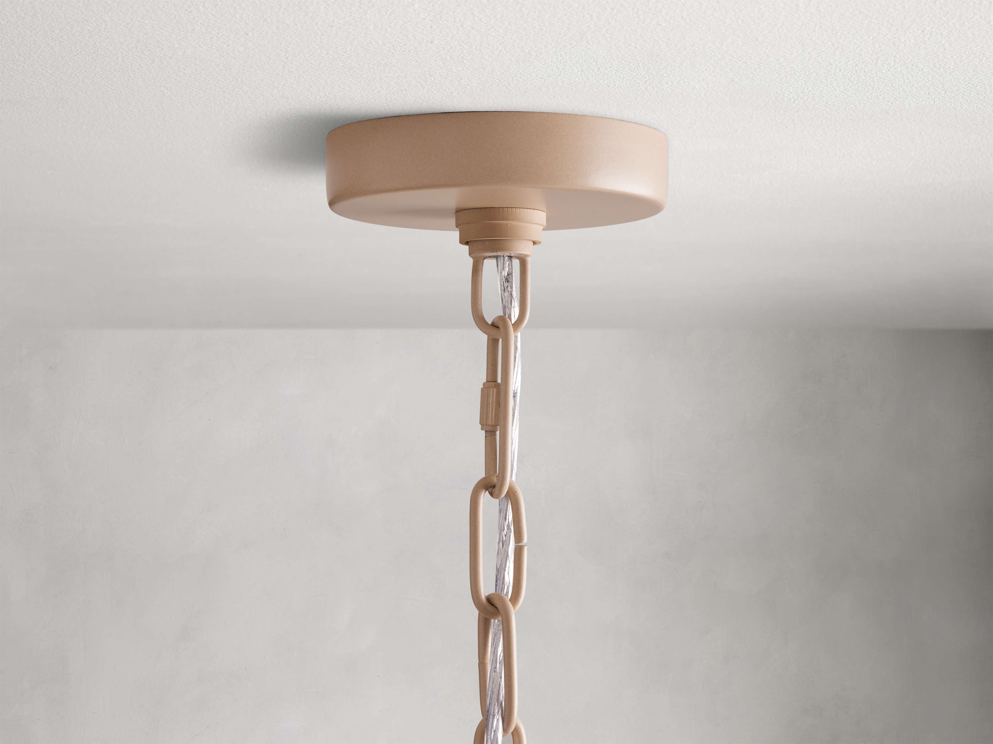 Clear Iron Tiered chandelier - Zora Wisp for dining room view 4