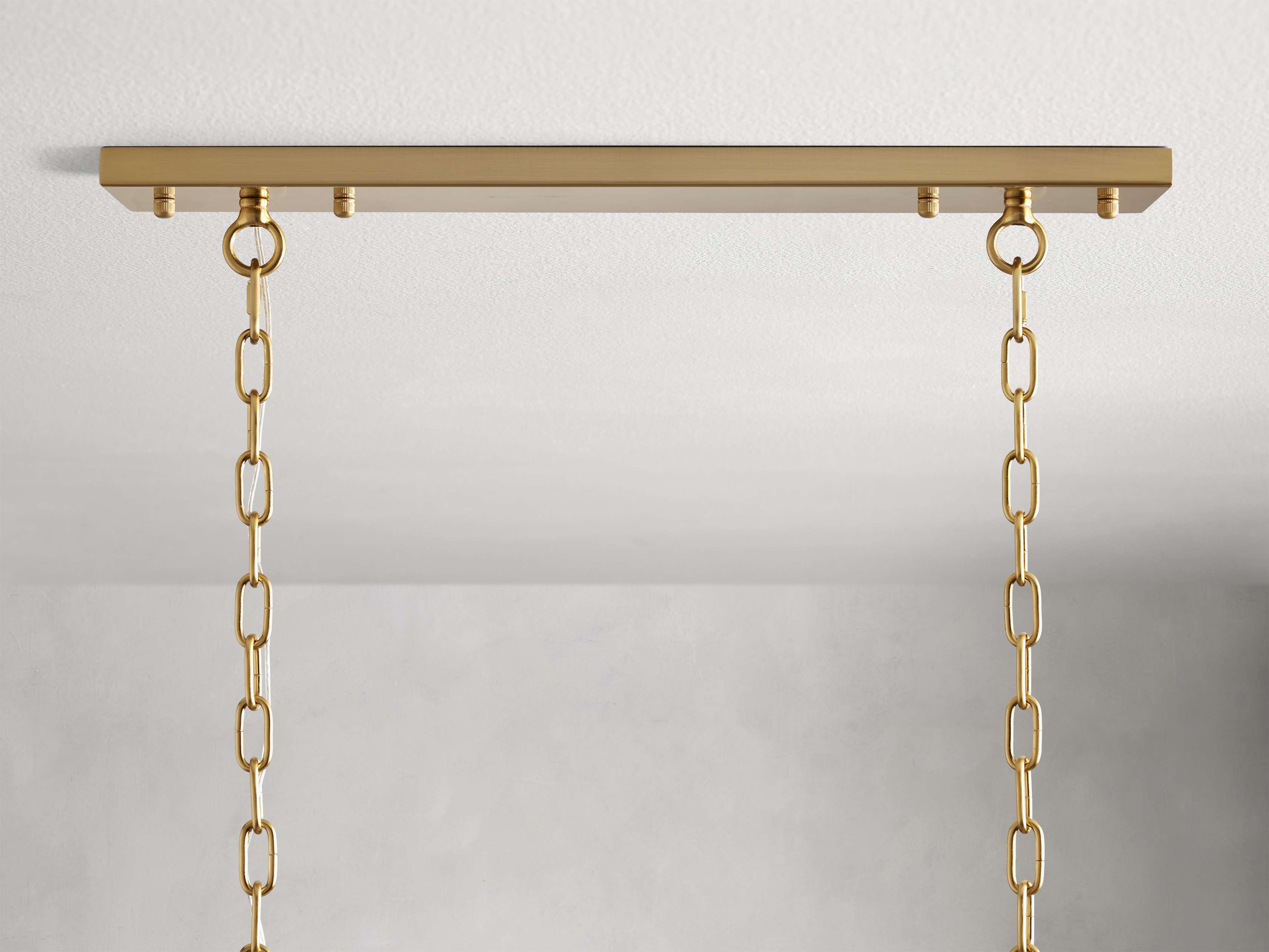 Black Crystal Linear chandelier - Liora Court for dining room view 5