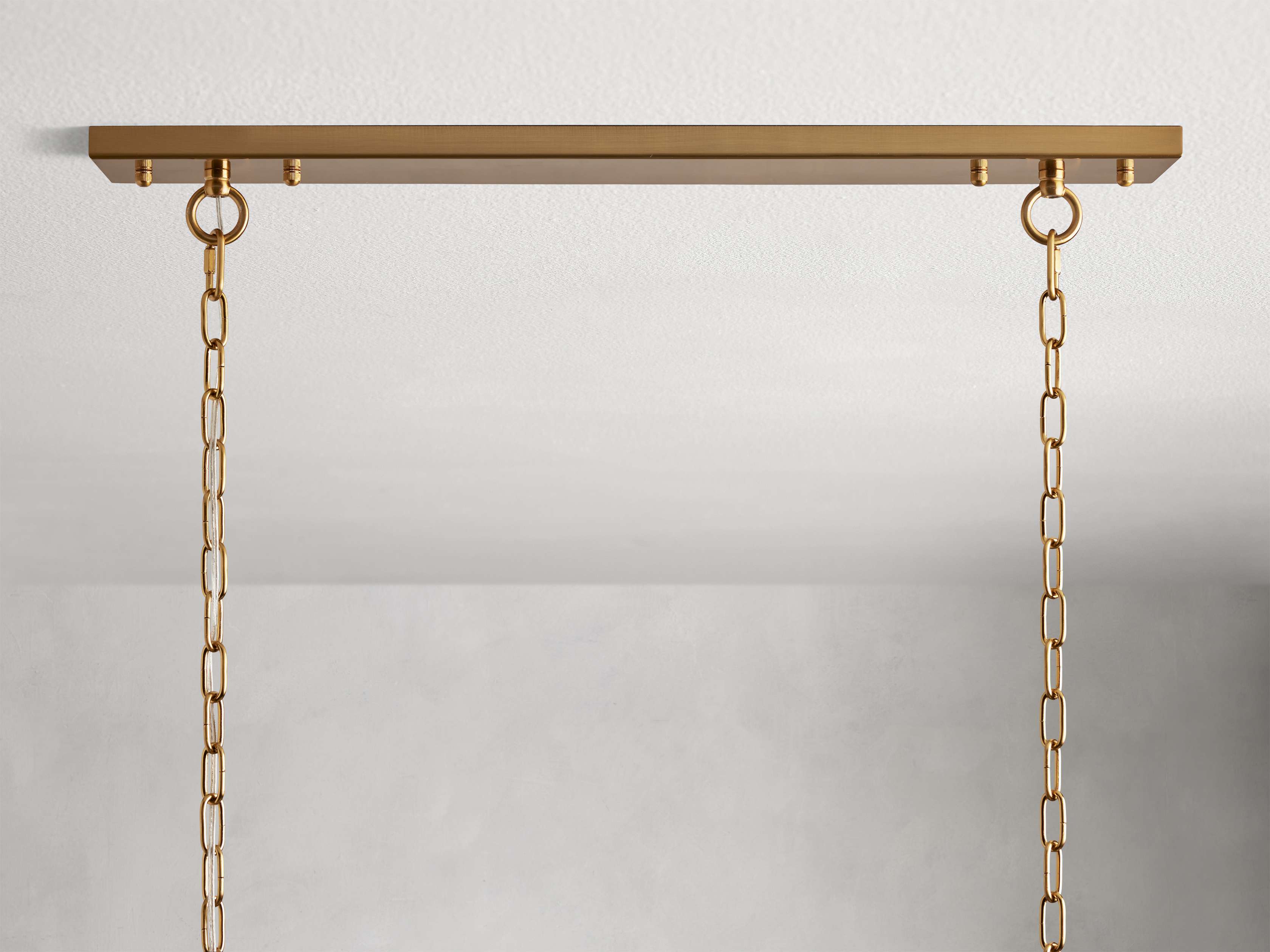 Black Crystal Linear chandelier - Liora Court for dining room view 8