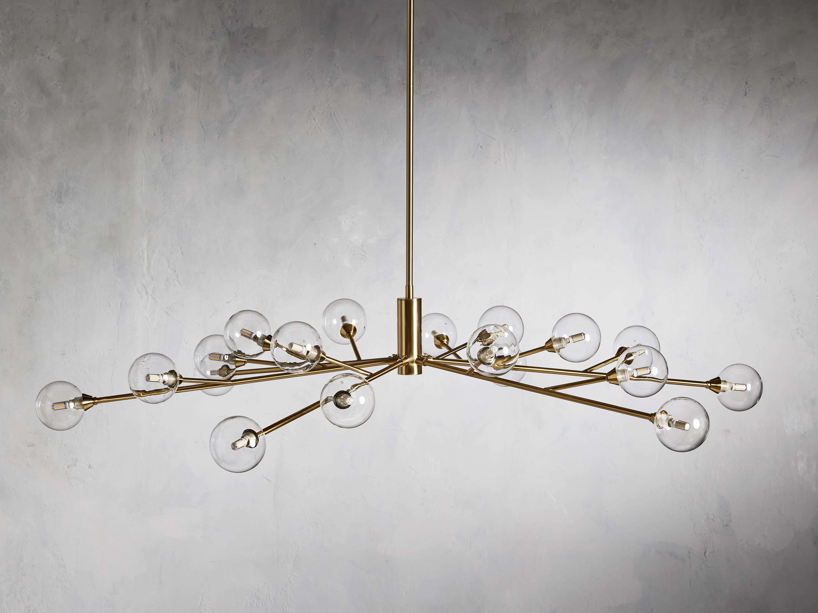 Polished Nickel Iron Round chandelier - Ansel Court for dining room view 18