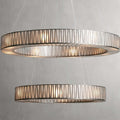 Clear Glass Tiered chandelier - Nico Wisp for dining room view 1