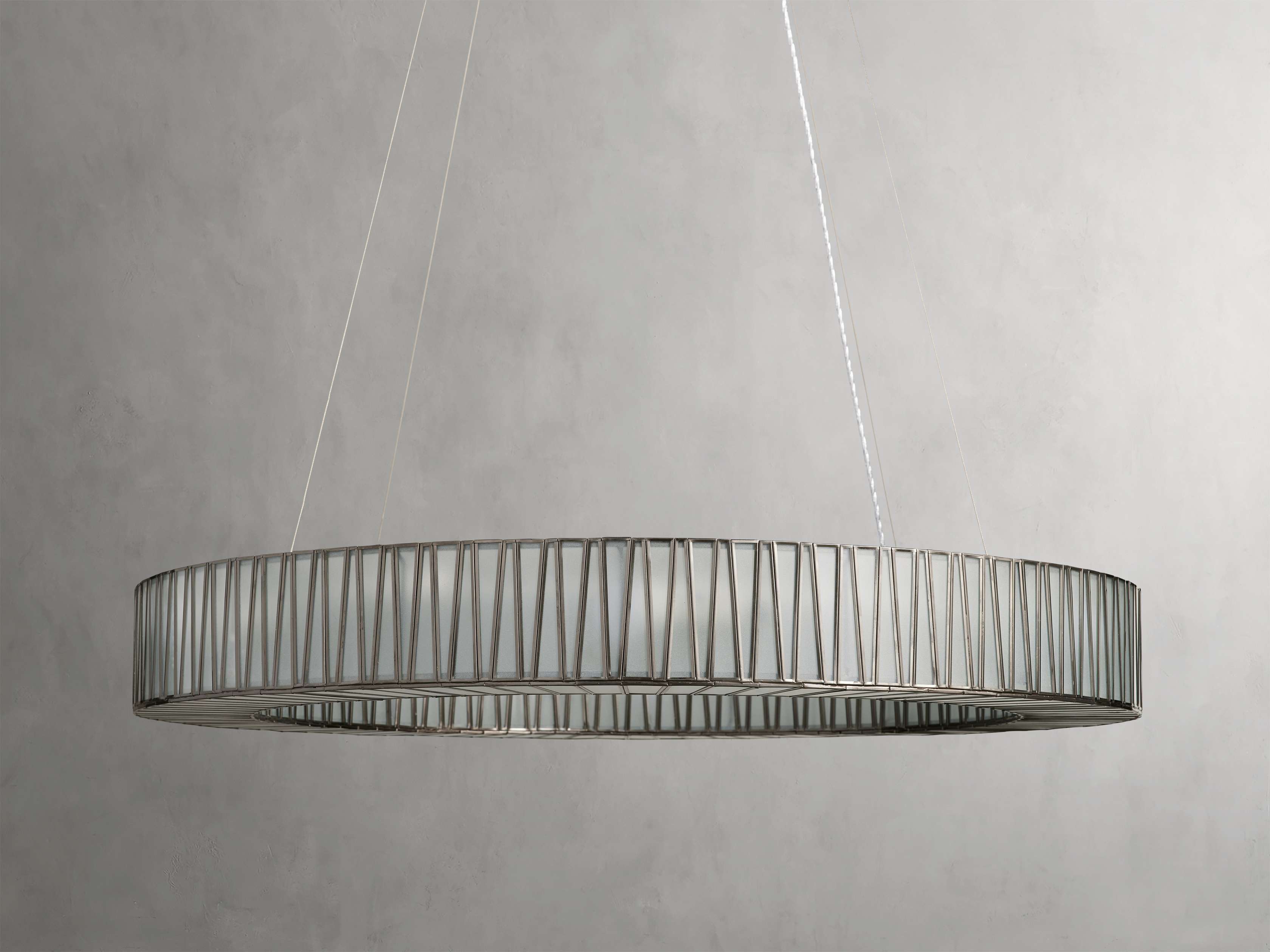 Black Glass Round chandelier - Elara Court for dining room view 34