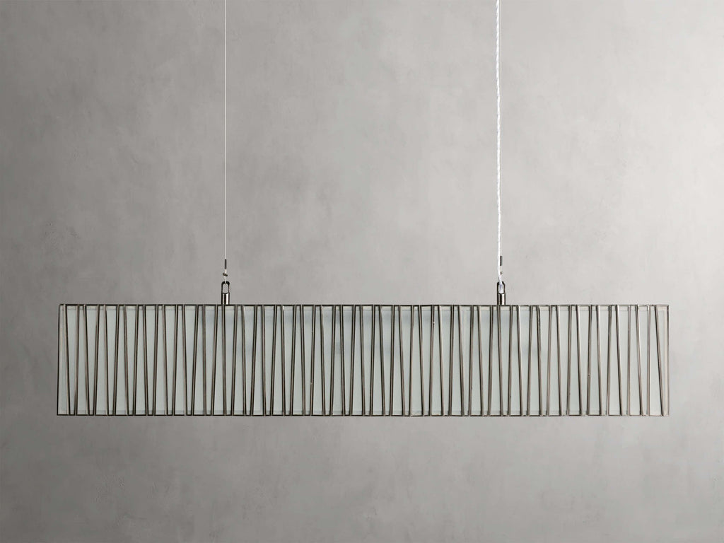 Black Glass Candle chandelier - Verona Wisp for dining room view 17