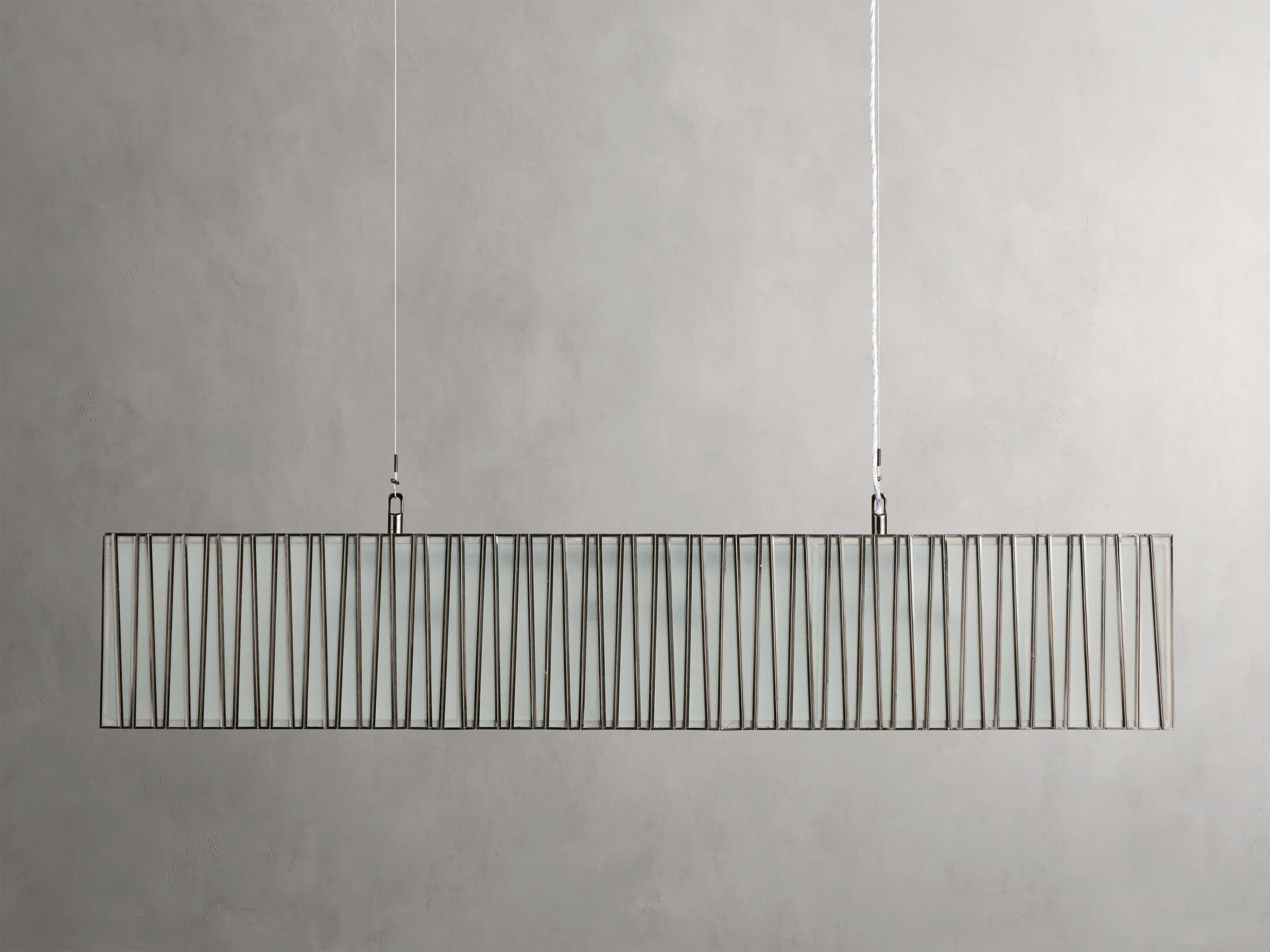 Black Glass Candle chandelier - Verona Wisp for dining room view 17