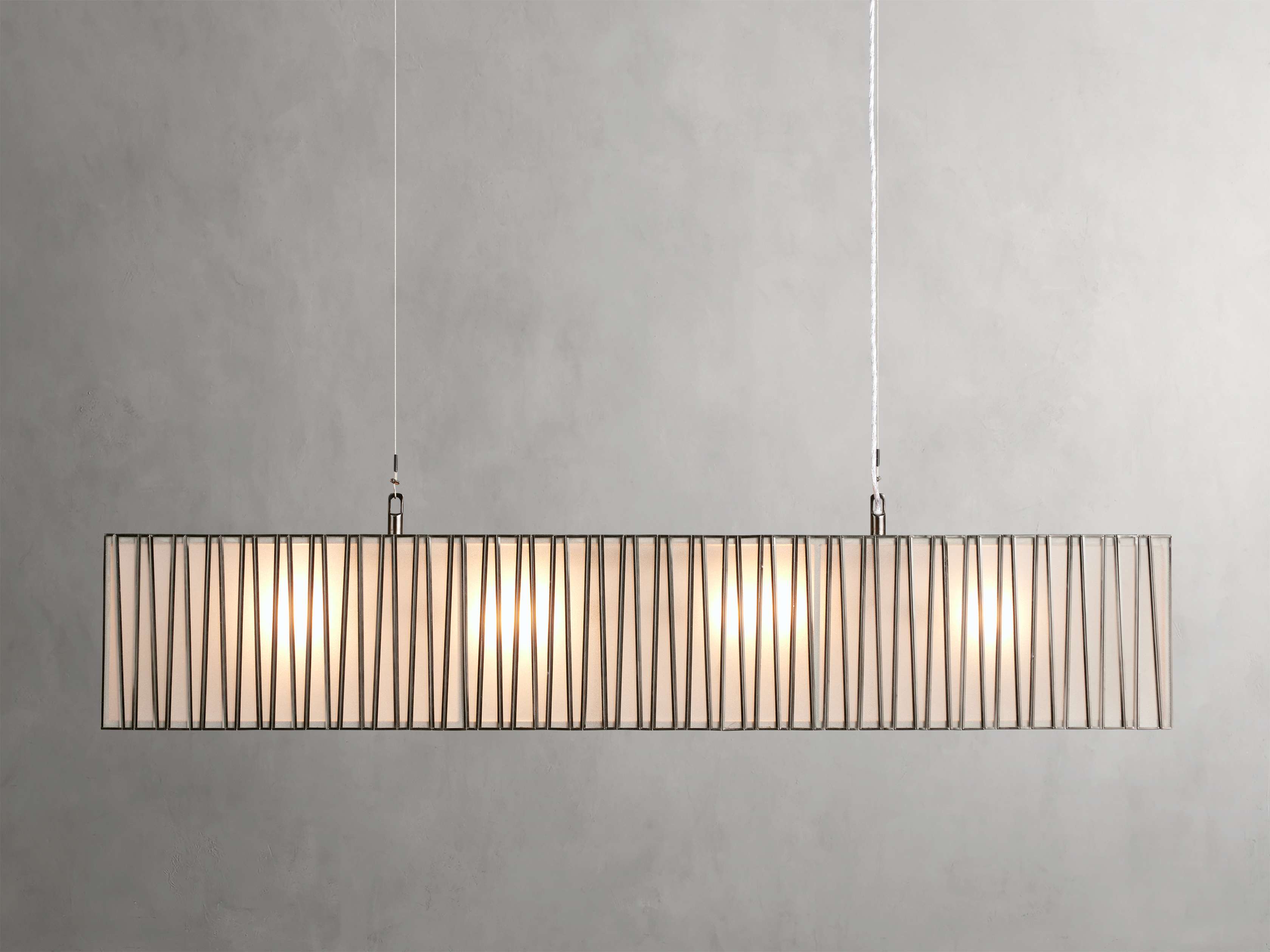 Black Glass Candle chandelier - Verona Wisp for dining room view 24