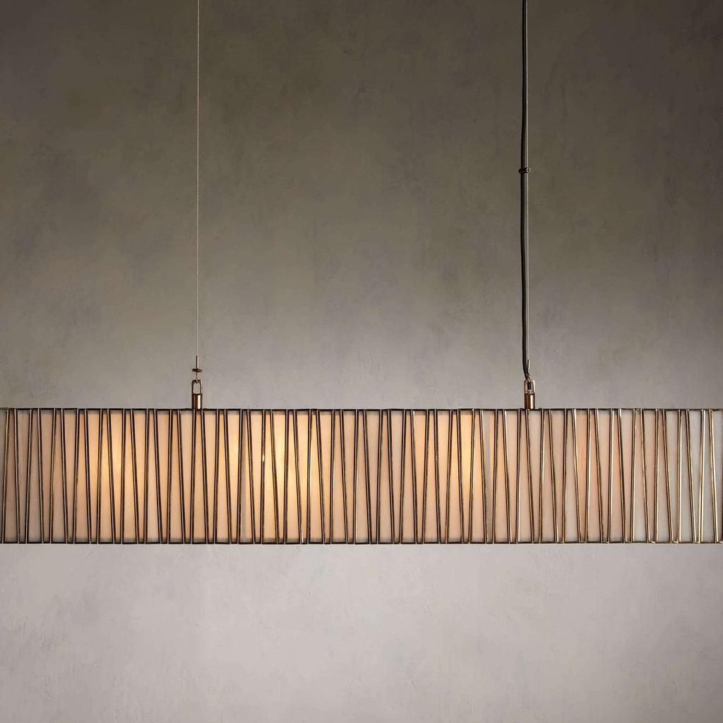 Black Glass Candle chandelier - Verona Wisp for dining room view 1