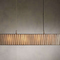 Black Glass Candle chandelier - Verona Wisp for dining room view 1