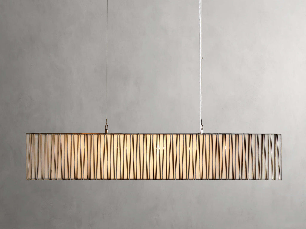 Black Glass Candle chandelier - Verona Wisp for dining room view 8