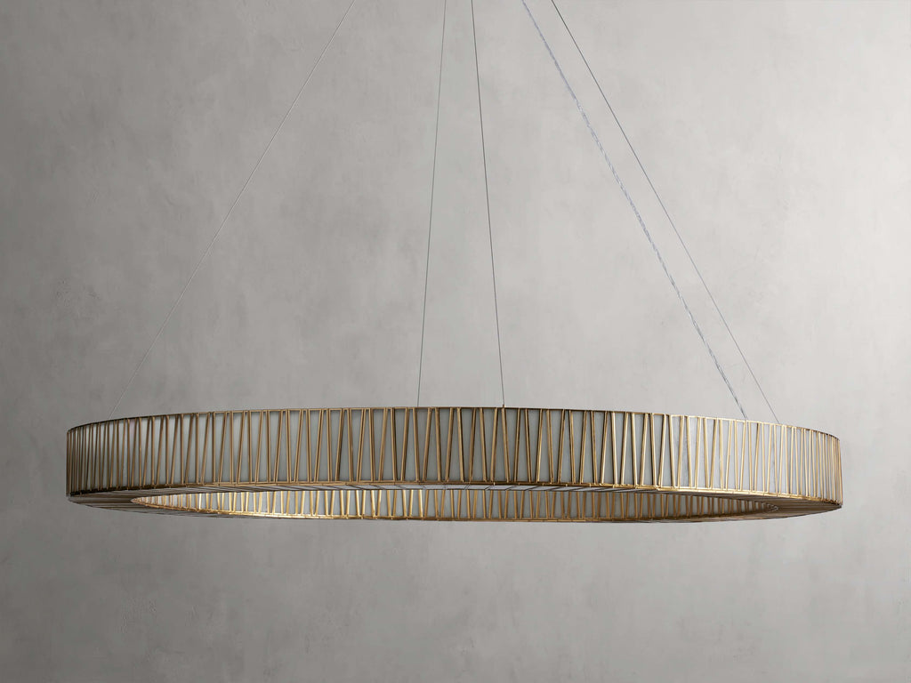 Black Glass Round chandelier - Elara Court for dining room view 21