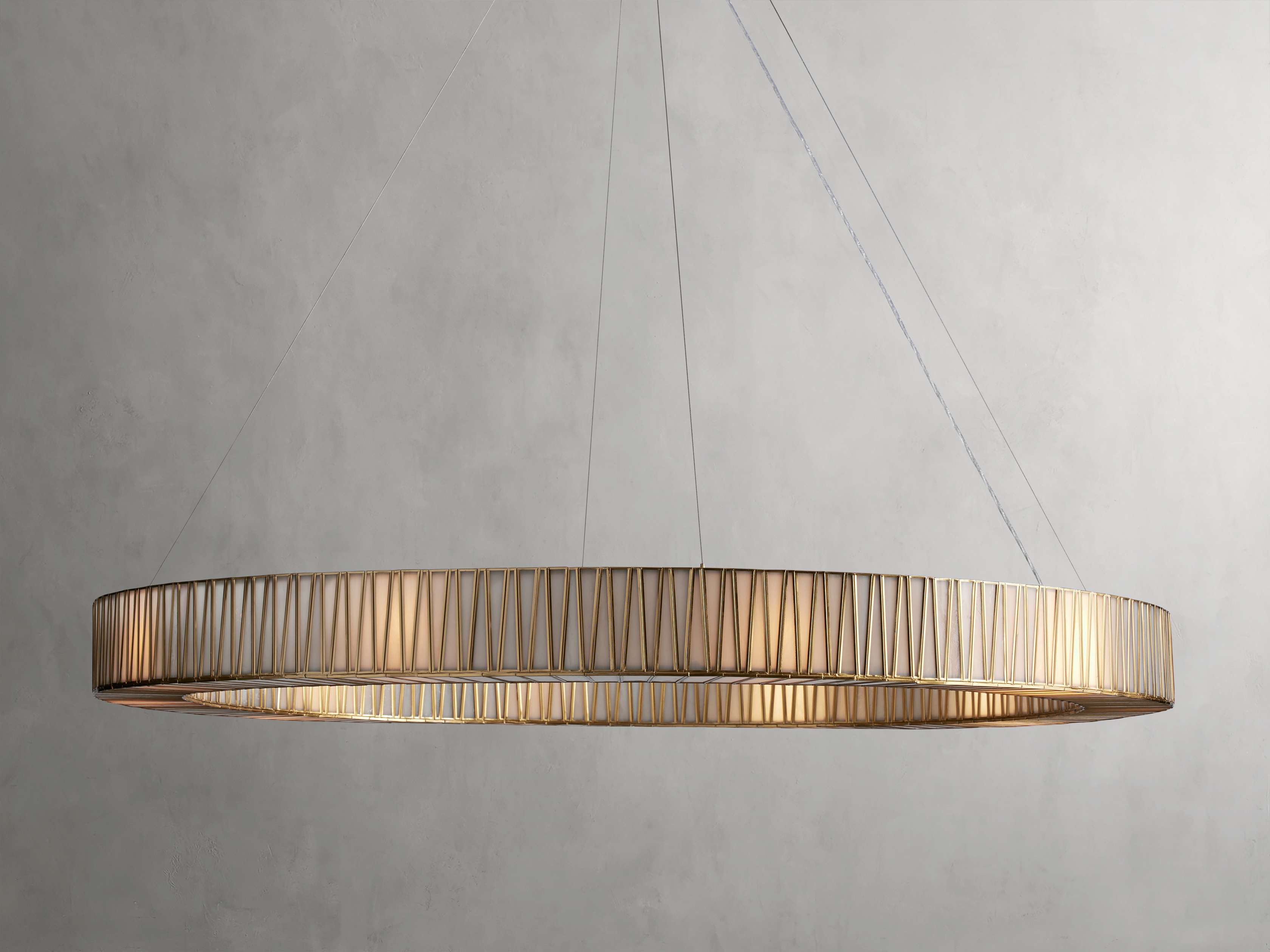Black Glass Round chandelier - Elara Court for dining room view 29