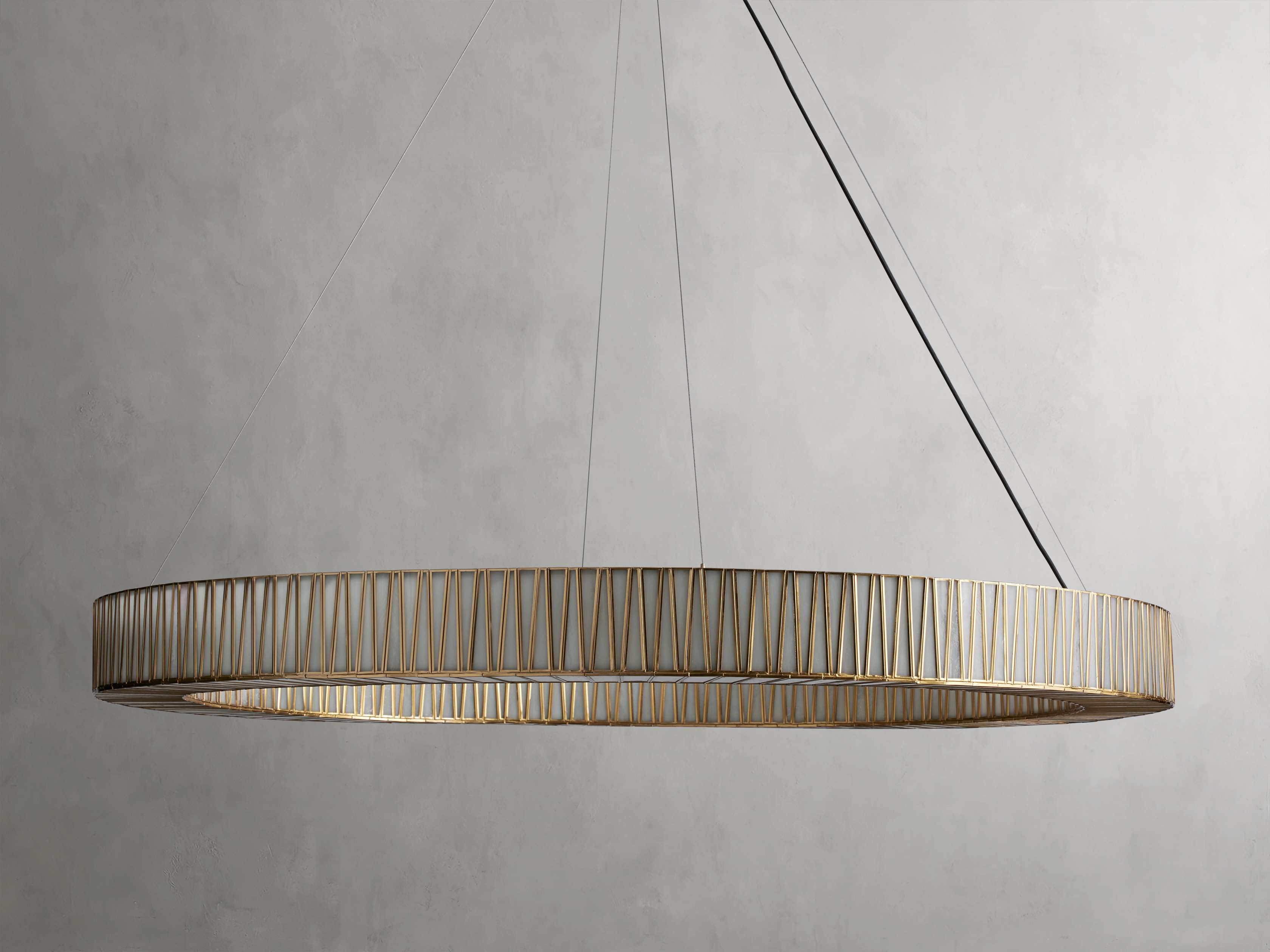 Black Glass Round chandelier - Elara Court for dining room view 26