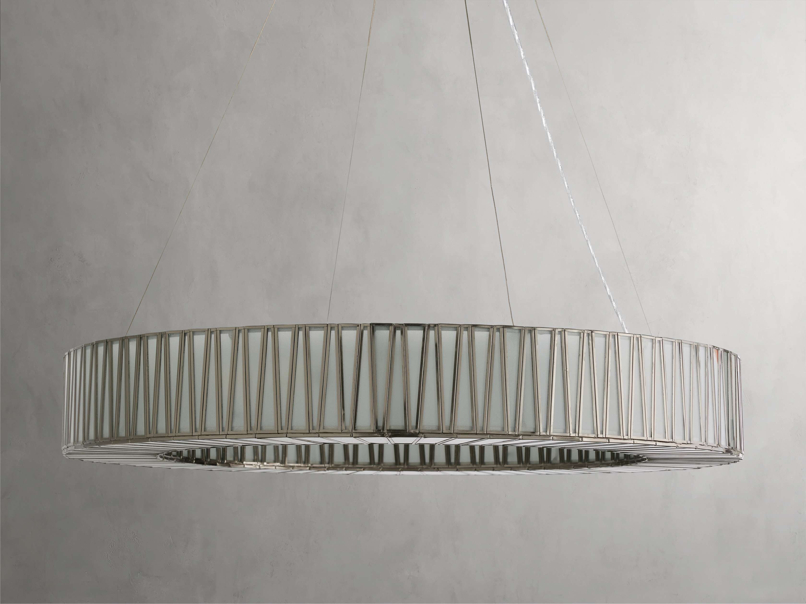 Black Glass Round chandelier - Elara Court for dining room view 31