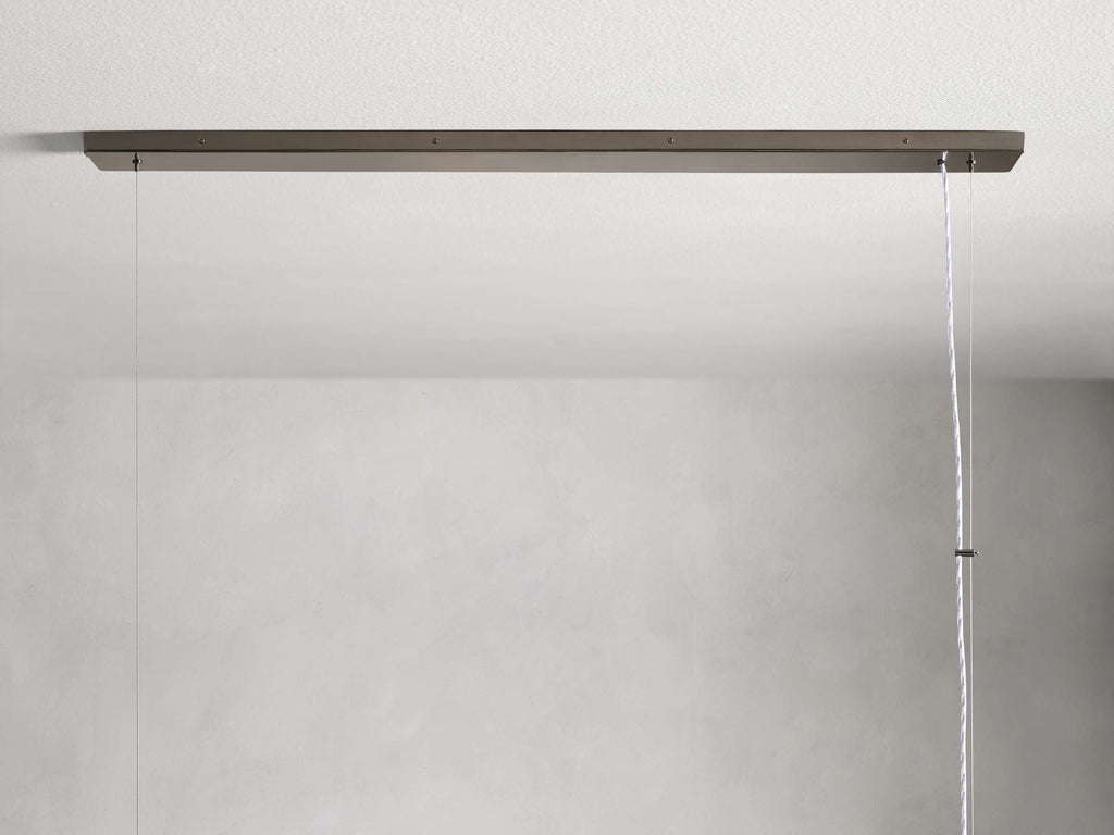 Black Glass Candle chandelier - Verona Wisp for dining room view 22