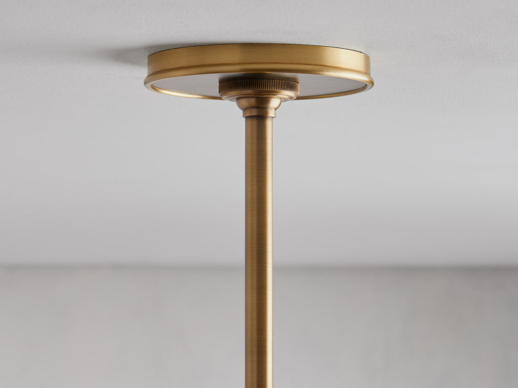 Matte Black Iron Round chandelier - Rumi Wisp for dining room view 6
