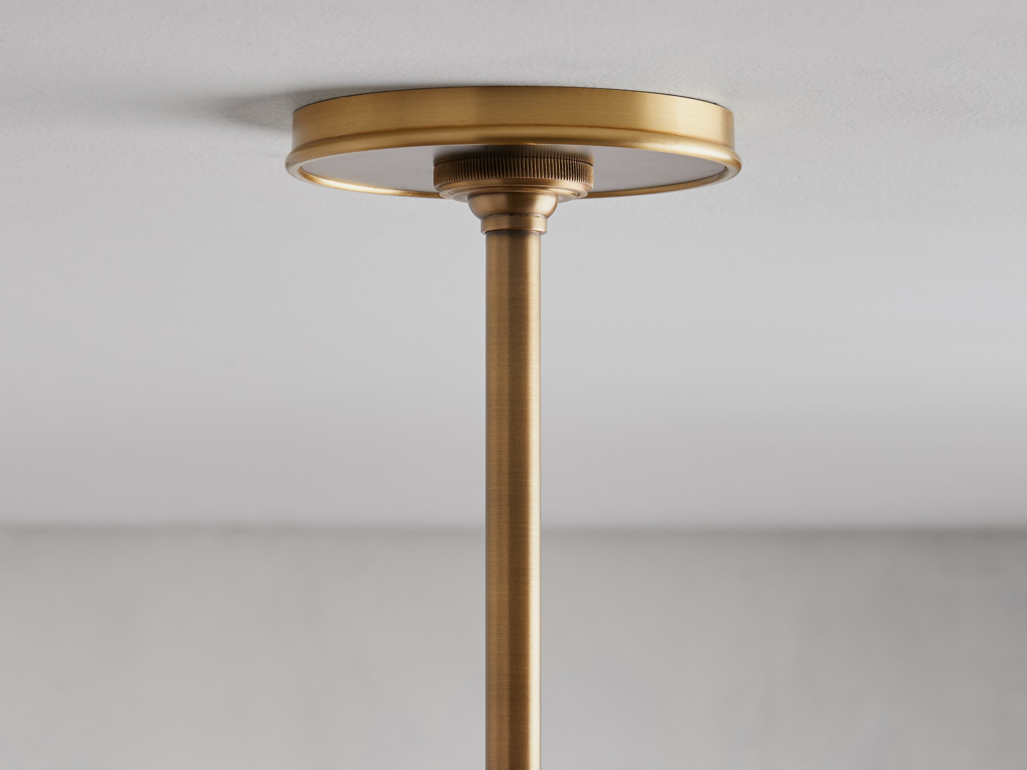Matte Black Iron Round chandelier - Rumi Wisp for dining room view 6