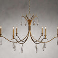 Clear Crystal chandelier - Bexley Wisp for dining room view 1