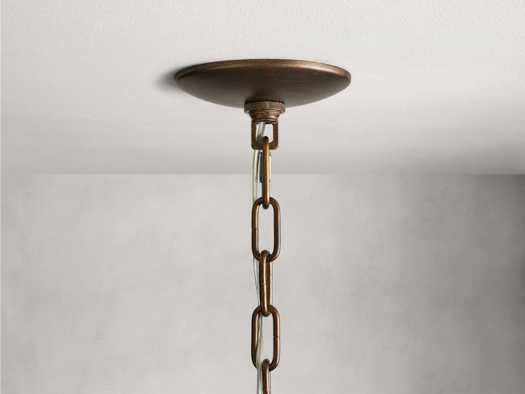 Black Rattan Tiered chandelier - Yara Wisp for dining room view 4
