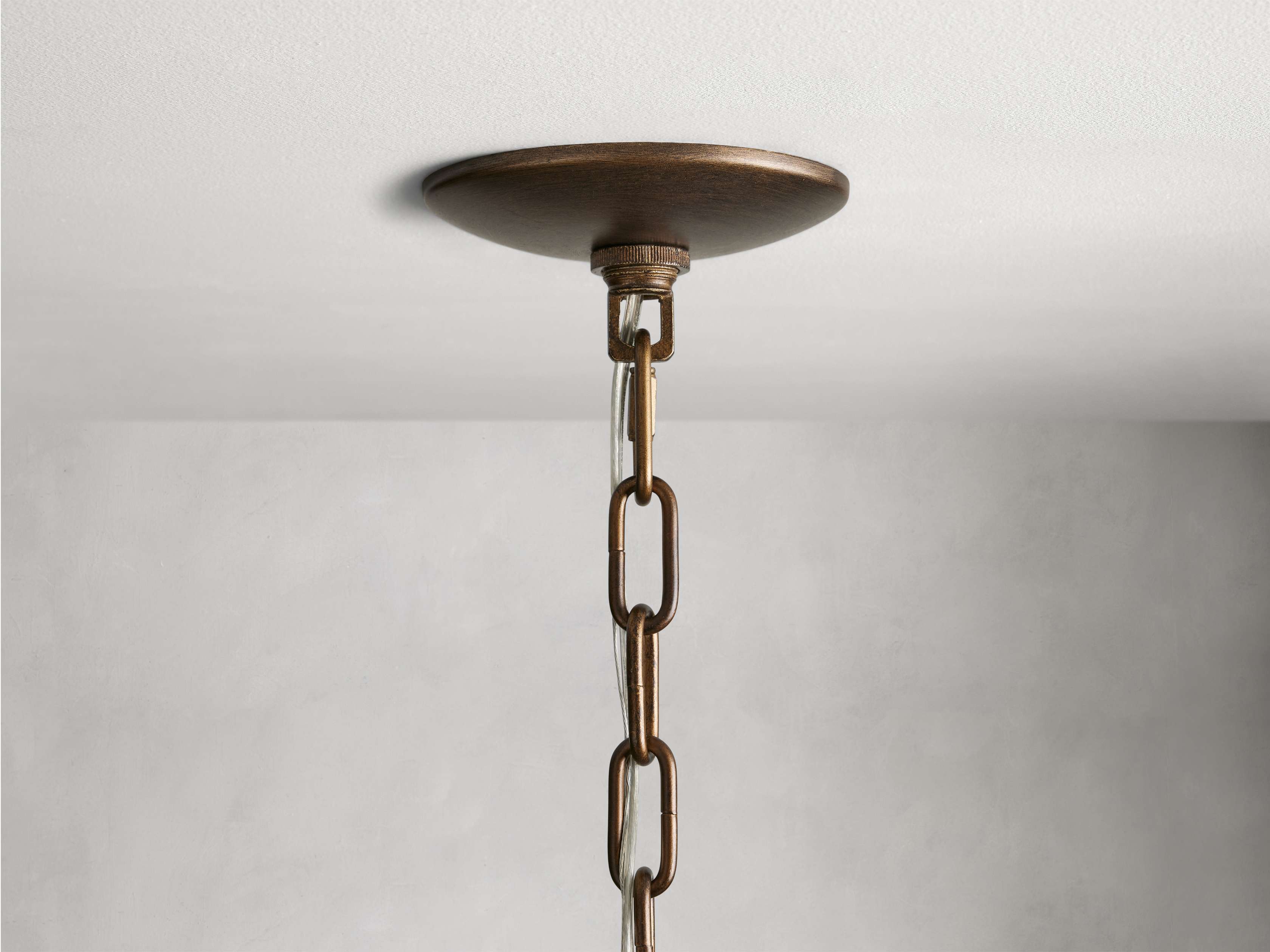 Black Rattan Tiered chandelier - Yara Wisp for dining room view 4