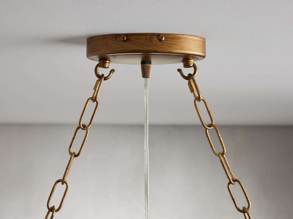 Brass Crystal Linear chandelier - Celeste Court for dining room view 14