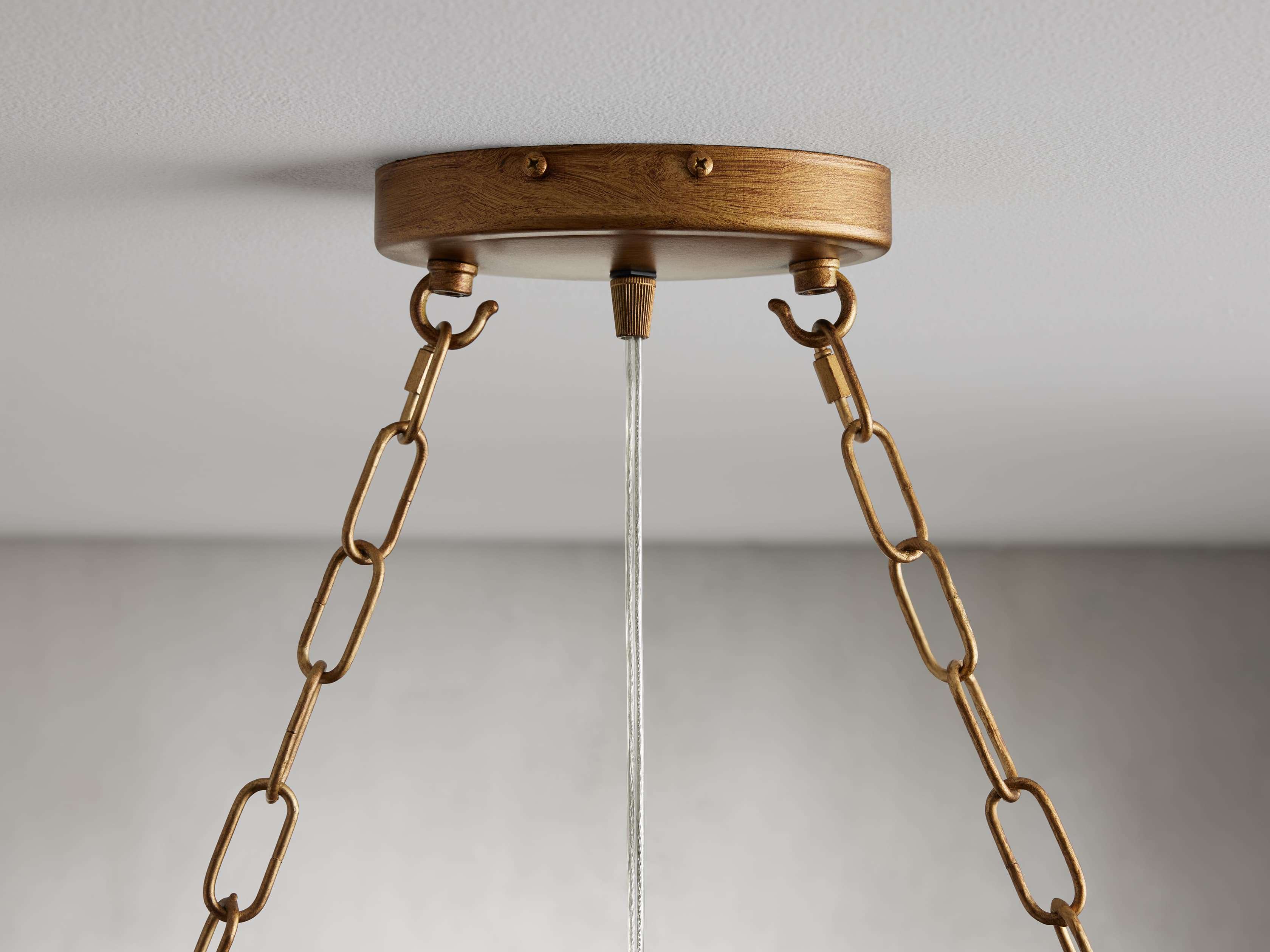 Brass Crystal Linear chandelier - Celeste Court for dining room view 14