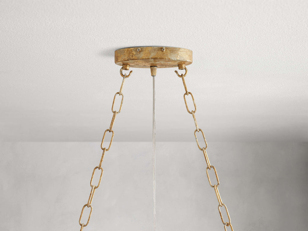 Clear Crystal Linear chandelier - Solene Court for dining room view 4