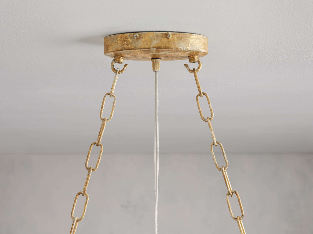 Clear Crystal Linear chandelier - Solene Court for dining room view 7