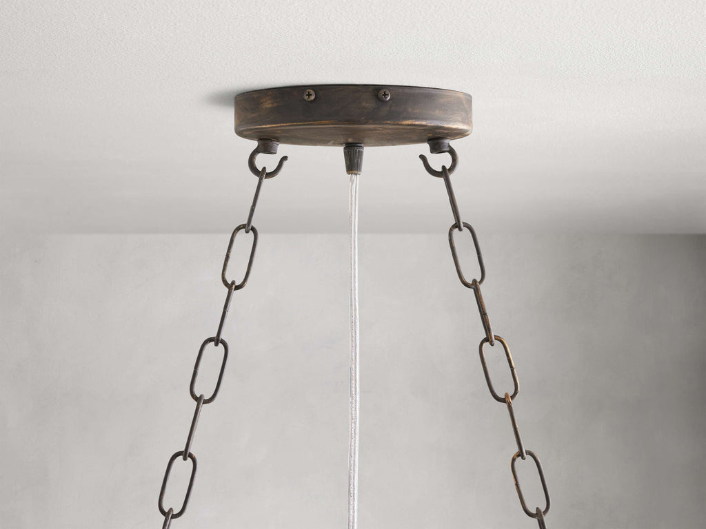 Clear Crystal Linear chandelier - Solene Court for dining room view 25