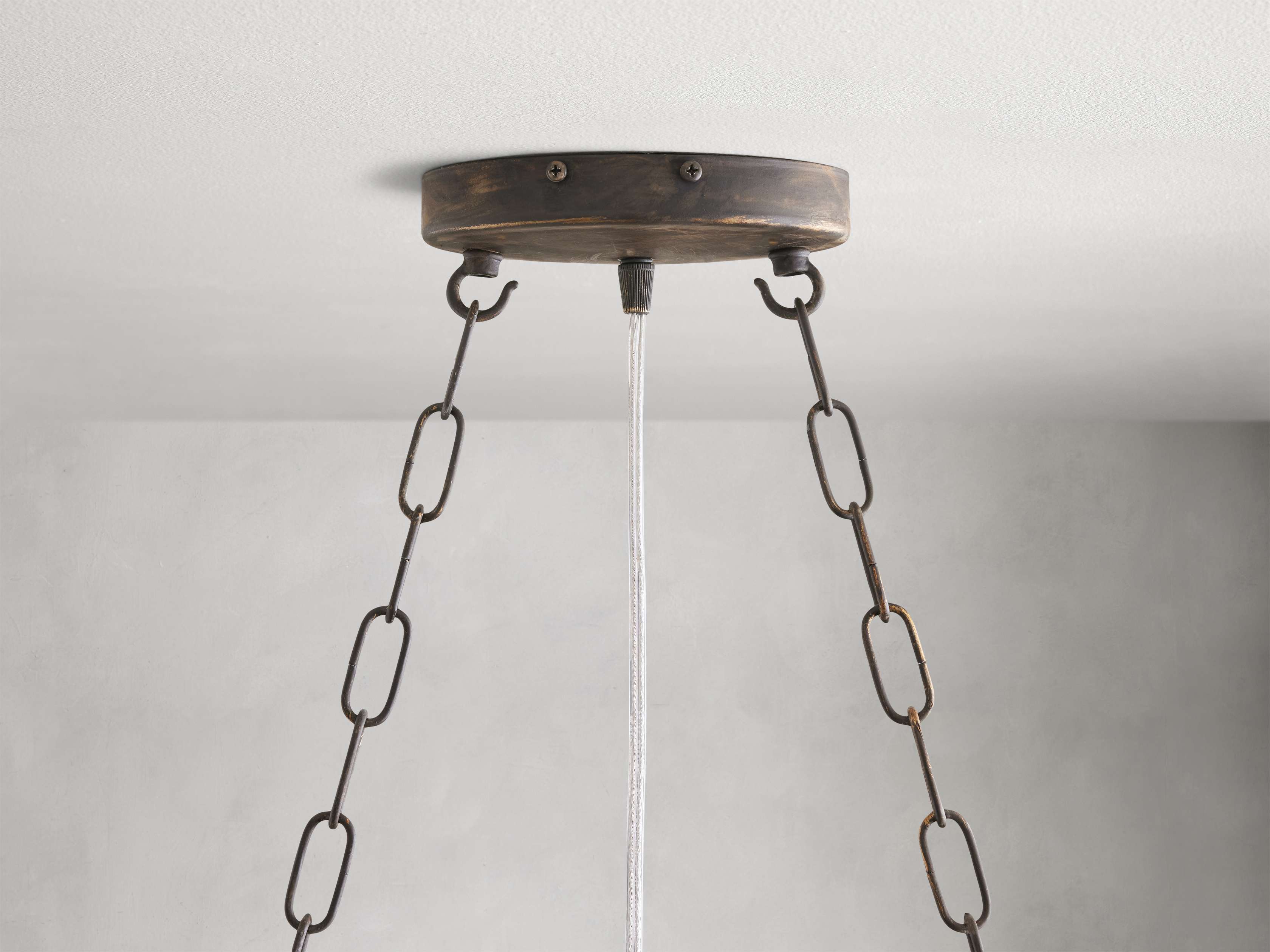 Clear Crystal Linear chandelier - Solene Court for dining room view 25