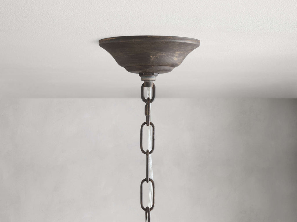 Clear Crystal Linear chandelier - Solene Court for dining room view 18