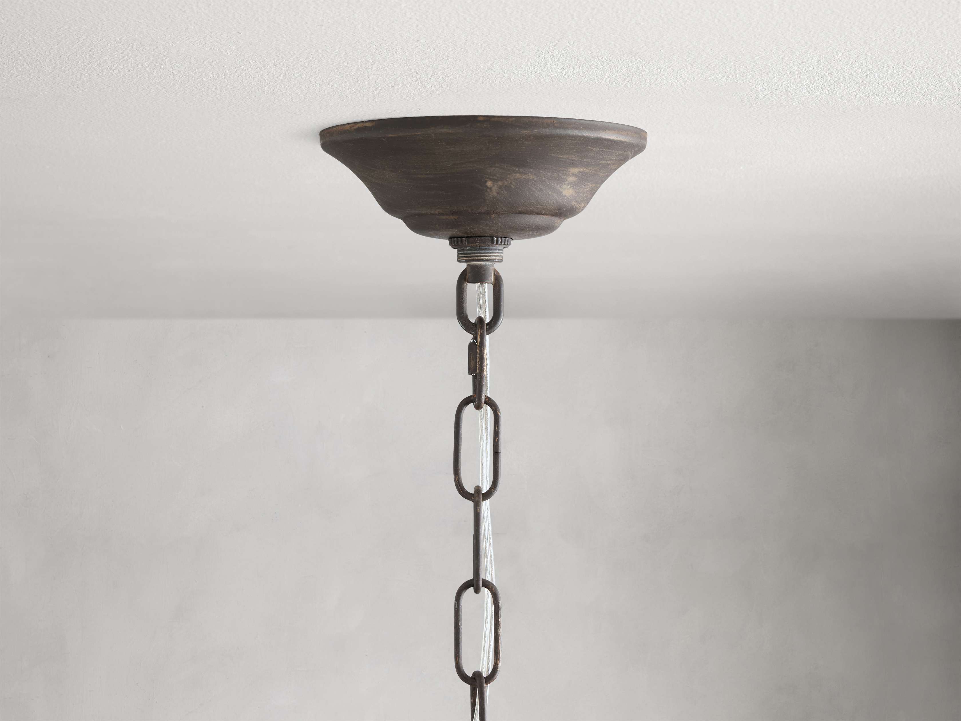 Clear Crystal Linear chandelier - Solene Court for dining room view 18