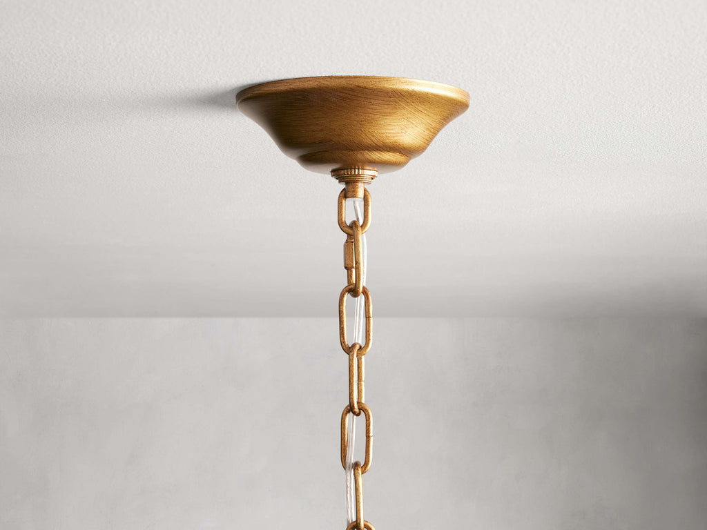 Clear Iron chandelier - Nerea Wisp for dining room view 4
