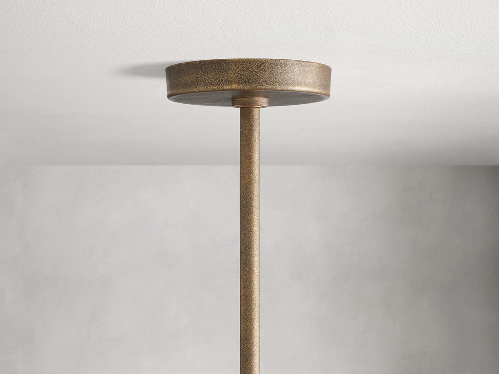 Clear Brass Linear chandelier - Gemma Wisp for dining room view 25