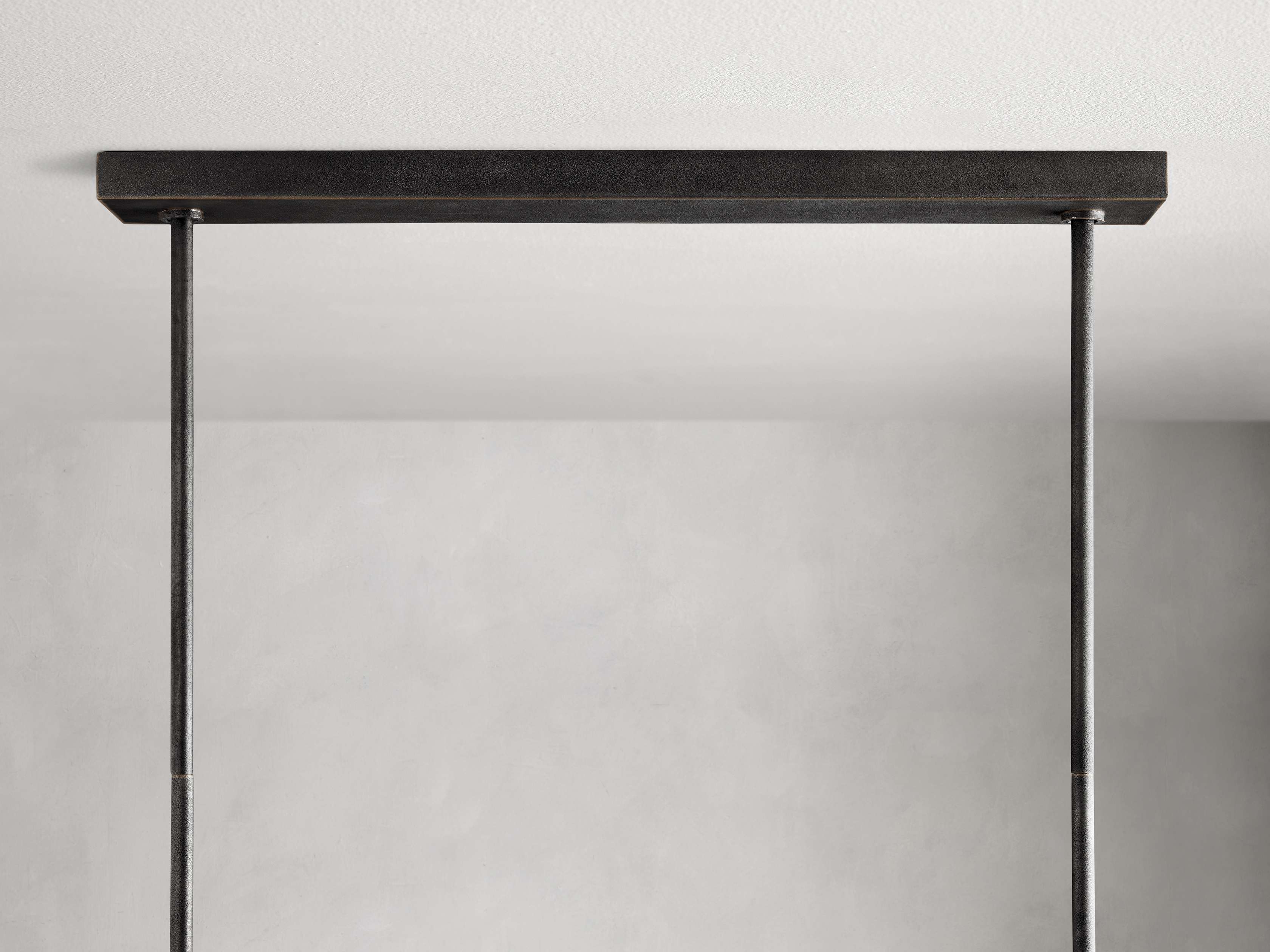 Clear Brass Linear chandelier - Gemma Wisp for dining room view 11