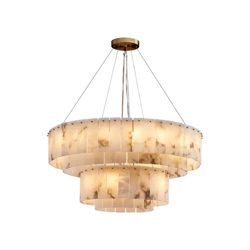Brass Brass chandelier - Isla Bay for dining room view 8