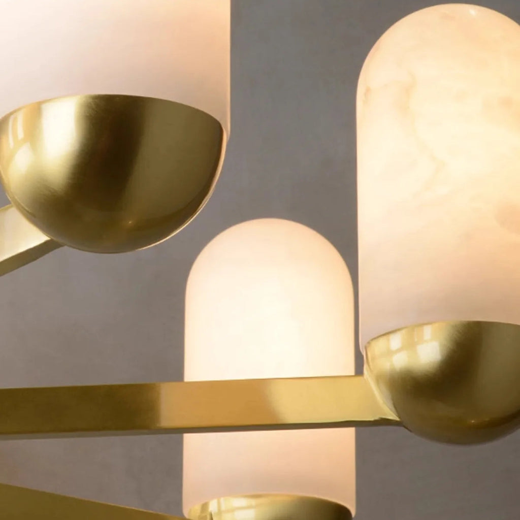 Brass Brass chandelier - Thalia House for dining room view 11
