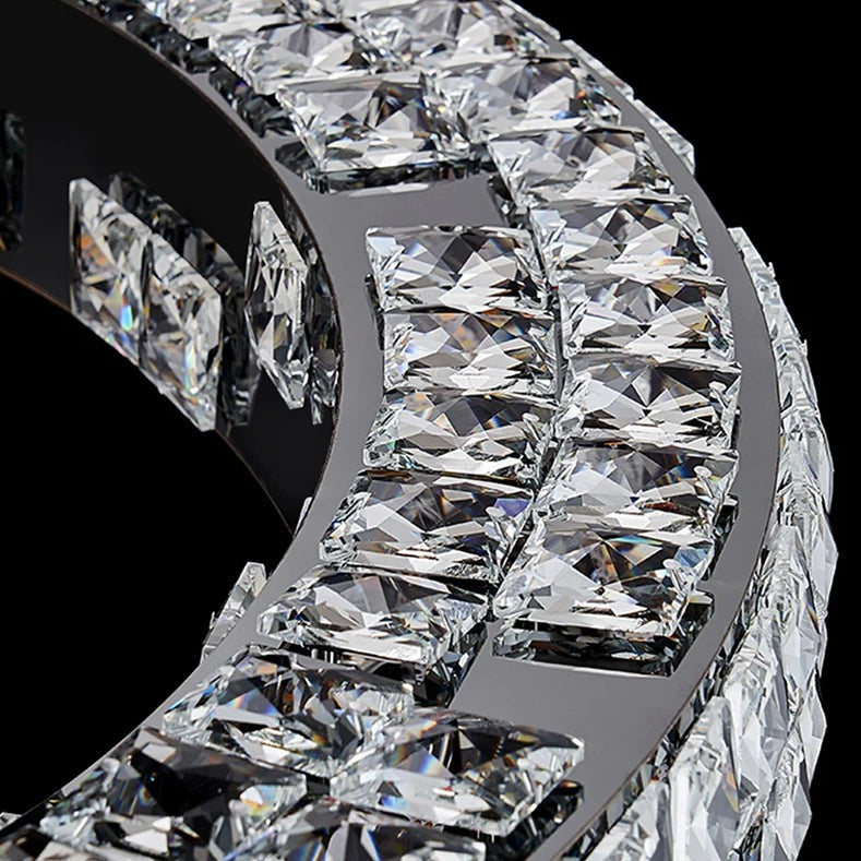 Black Crystal chandelier - Keira Lane for dining room view 5
