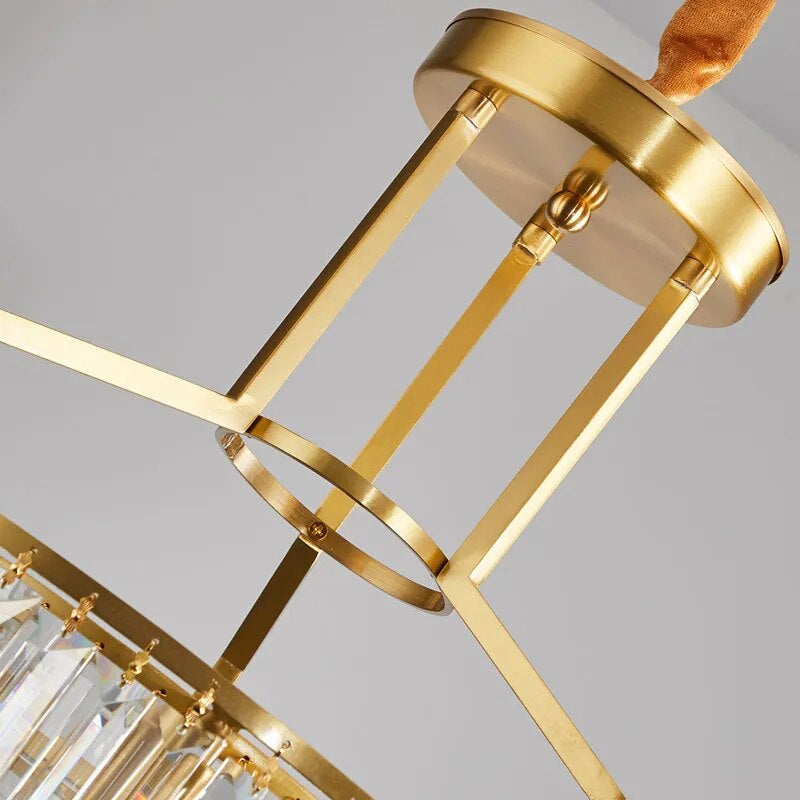 Clear Crystal chandelier - Noor Bay for dining room view 4